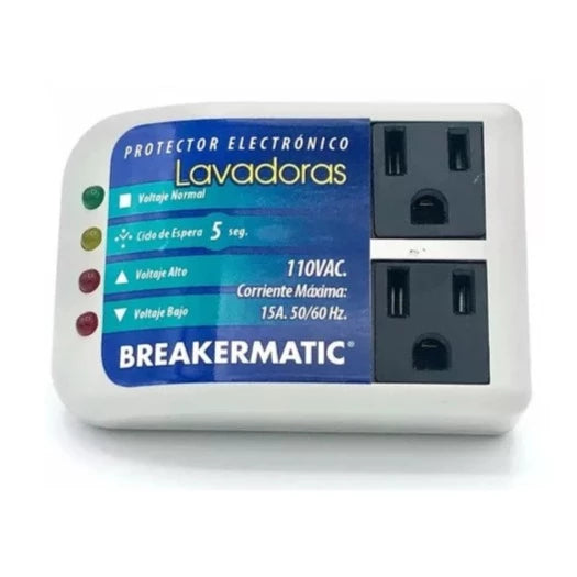 Protector de voltaje Breakermatic Lavadoras y Secadoras