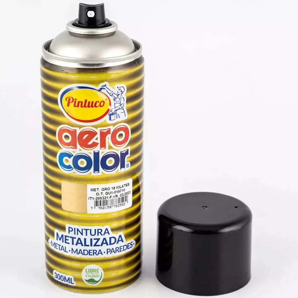 Aerosol Metalizada Aerocolor 300ml